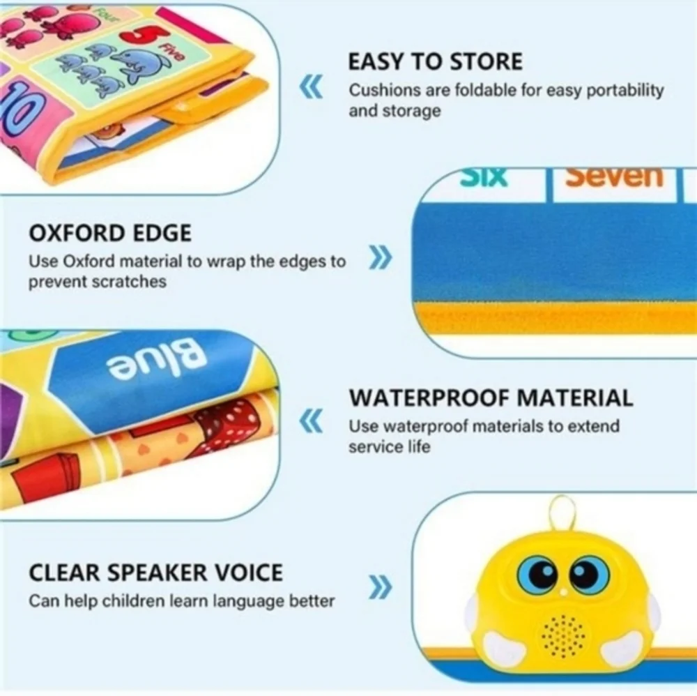 Audio‎ Wall Chart Early Education Toys, ABC Letters & Numbers & Scales & Music